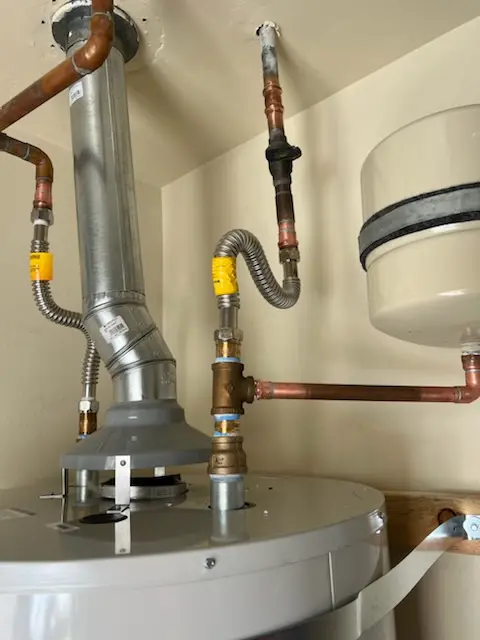 Water heater installation and plumbing repair in McFarland